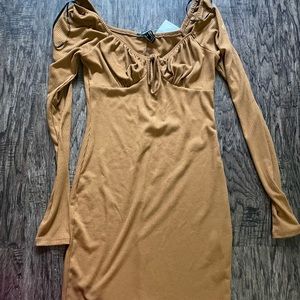 Forever 21 brown dress